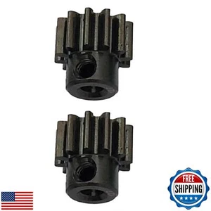 ADORLY 2Pcs 11T 32P Metal Steel Pinion Gear for Traxxas TRX4 TRX-4 TRX-6 RC C - Picture 1 of 5
