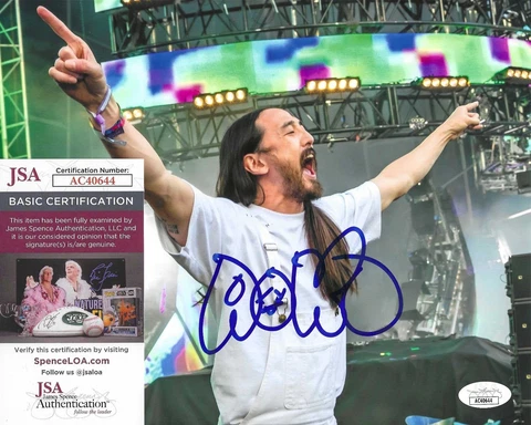 Steve Aoki Signed 8x10 Photo w/ JSA COA #AC40644 Cover
