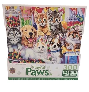 Master Pieces Playful Paws " Sweet Things"  300Pc - Picture 1 of 3