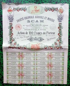 Les Ex Colonies Français & Paris - T Belle Ste Coloniale Agricole & Minière 1938 - Picture 1 of 1