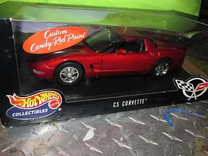 Chevrolet Hotwheels C 5 CORVETTE PERSONALIZADO CARAMELO ROJO MANZANA 1/18 VETTE - Imagen 1 de 5