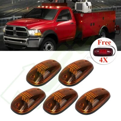 5pcs amber 16-3528-SMD cab marker for 03-16 Dodge Ram 1500-4500+ free light - Image 1 of 4