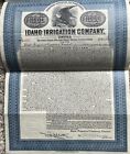 1913 Idaho Irrigation Company Limited 15 ans obligations d'ajustement