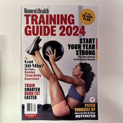 Women's Health Training Guide 2024 Magazine 20 Minute Total body exercise