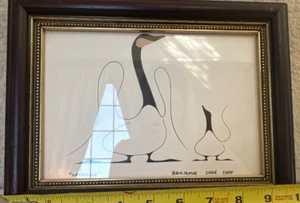 Impresión artística enmarcada de ganso canadiense Benjamin Chee Chee “Aprendizaje” ESTILO SIMPLE AMOR - Imagen 1 de 6
