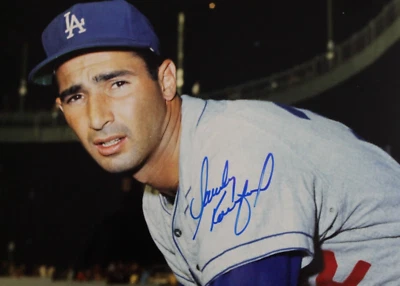 Sandy Koufax Los Angeles Dodgers Signed 8x10 Auto Autographed Photo PSA - Image 1 of 4