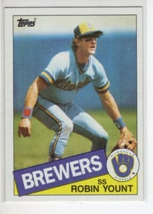 1985 TOPPS ROBIN YOUNT BASEBALL CARD #340 EX - Picture 1 of 1