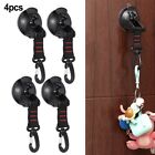 Easy to Use 4PCS Heavy Duty Suction Cup Tie Downs with Lock Hooks for Camping