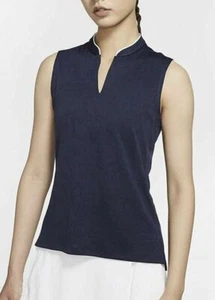 Camisa polo sin mangas Nike PGA Golf Dri-FIT Breathe azul marino para mujer talla M - Imagen 1 de 5