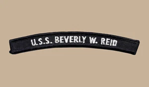 US Navy APD-119 USS Beverly W. Reid High Speed Transport UIM Shoulder Rocker Tab - Picture 1 of 1