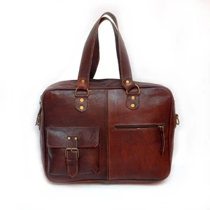 Aktentasche Schultasche Lehrertasche Umhängetasche Tragetasche Leder-Tasche NEU! - Bild 1 von 3