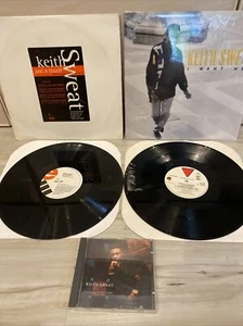 Keith Sweat CD & Vinyl Lot Just a Touch Remix W/ Ma$e I want Her I’ll Give All - Picture 1 of 8
