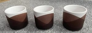 Dobbies Ceramic Clay Mini Plant Pots X 3 - Picture 1 of 7