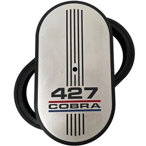Ford 427 Cobra 15" Oval Air Cleaner Kit - Engraved - Tri- Color Logo - Ansen USA - Picture 1 of 4