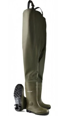 Green Dunlop Chest Waders 388vp Size 7 Brand New - Image 1 of 3