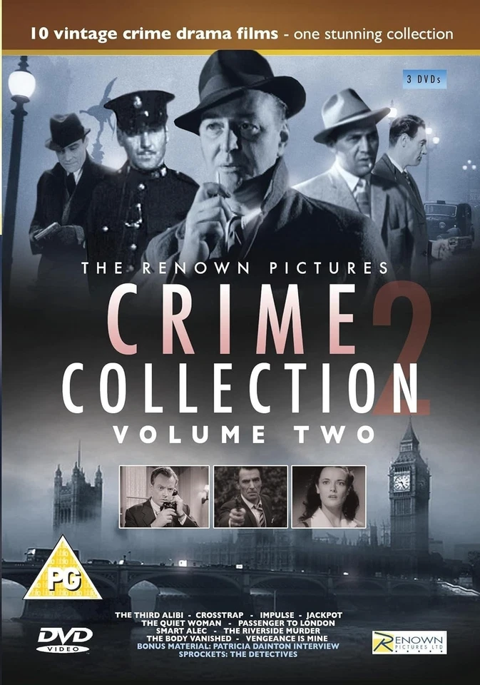 THE RENOWN PICTURES CRIME COLLECTION VOLUME 2 DVD 2nd Second Vol Two New UK R2 - Image 1 of 1