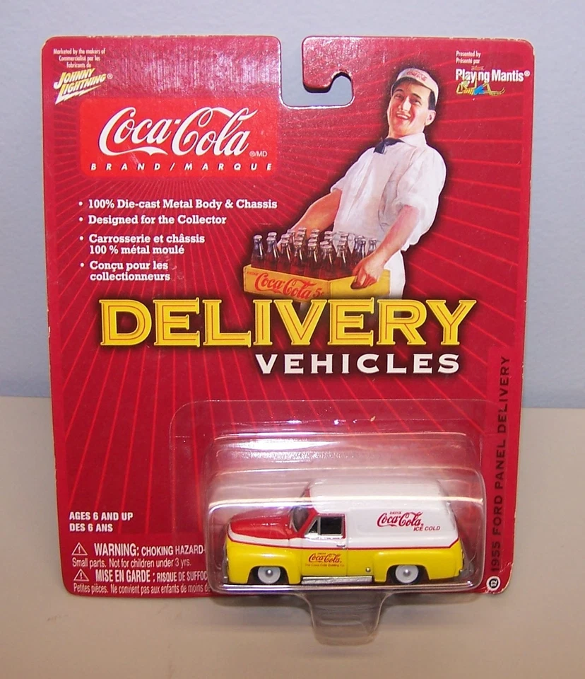 Coca-Cola Johnny Lightning Delivery 1955 Ford Panel Delivery Real Wheels Series - Image 1 of 4
