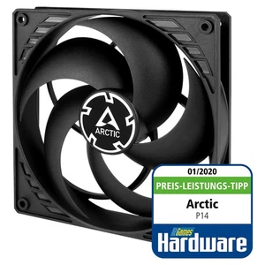 Arctic P14 Pressure-Optimised 140mm Case Fan 1700 RPM 72.8 CFM 12V 3-Pin - Picture 1 of 7