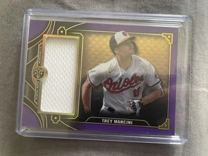 Triple Threads 2022 #SJR1-TM2 Trey Mancini reliquias jumbo individuales amatista/36 - Imagen 1 de 2