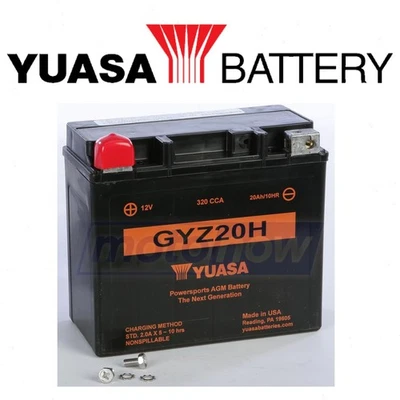 Yuasa GYZ Series Battery for 1983-1985 Harley Davidson XR1000 - Electrical lu Foto 1 de 4