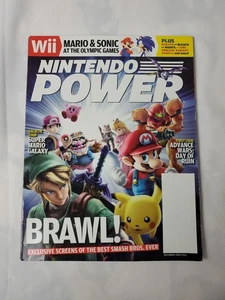 Nintendo Power Magazine Vol 222 December 2007 Smash Bros Brawl Mushroom Poster - Foto 1 di 5
