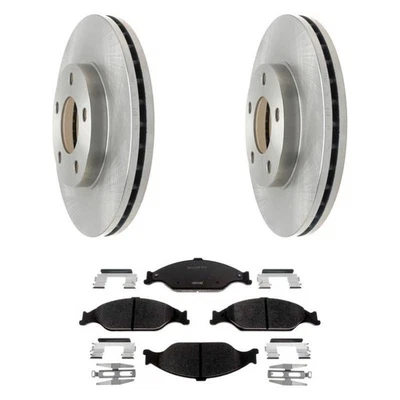 For Ford Mustang 99-04 Raybestos R-Line Plain Front Brake Kit w Ceramic Pads Foto 1 de 4