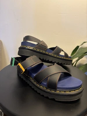 Dr. Martens Voss II Hydro Leather Platform Sandals Colorblock Women's Size 9 US - Image 1 of 4