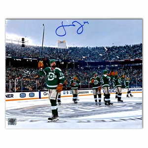 Jamie Benn Autographed Dallas Stars Winter Classic 8x10 Photo - Picture 1 of 1
