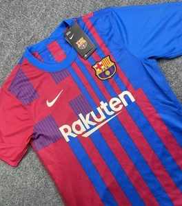 Camiseta local 2021/22 Barcelona #25 Aubameyang pequeña Nike fútbol La Liga kit - Imagen 1 de 7