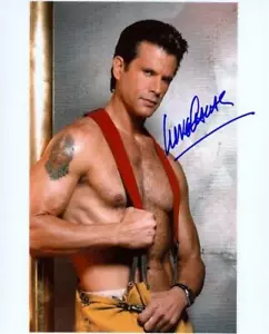 Lorenzo Lamas Autographed 8x10 - Fireman - Picture 1 of 1