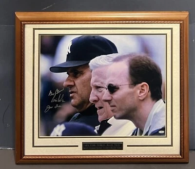 George Steinbrenner Cashman Joe Torre Signed 16x20 Photo Framed Auto Steiner - Image 1 of 4