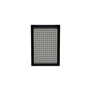 Brick Wall Desktop Display Baseplate - 3 Sizes, 20 Colors (Gray Small Shown) - Picture 1 of 7