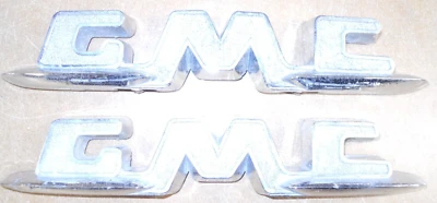 1955, 1956, 1957 GMC Truck Fender Emblems (Pair) - Image 1 of 4