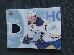 2014-15 UPPER DECK ICE SAM REINHART FT-SR FRESH THREADS JERSEY BLUE - Picture 1 of 2