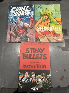 Image TPB Assorted Lot Of 3 Curse Words Snotgirl Stray Bullets - Picture 1 of 2