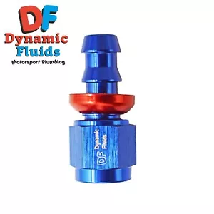 (AN6) -6 6AN Straight Aluminium Push On Fuel / Oil Hose Fitting Anodised - Picture 1 of 1