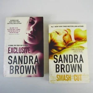 Exclusive + Smash Cut: Large Paperback Novels by Sandra Brown: Romantic Thriller - Picture 1 of 13