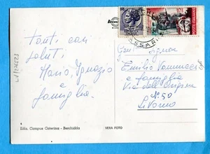 1965 20°ANN.RESISTENZA + SIRACUSANA - GEMELLI £.15 su CARTOLINA (276523) - Imagen 1 de 2