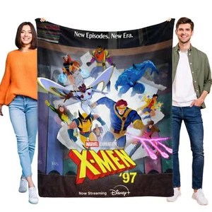 Super Soft Flannel X-Men: The Animated Series Throw Blanket for All Season Gifts - Picture 1 of 7
