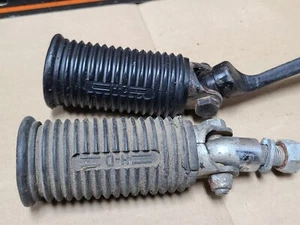 Vintage Harley OEM Knucklehead Panhead Shovelhead Ironhead Buddy Foot Pegs - Picture 1 of 5