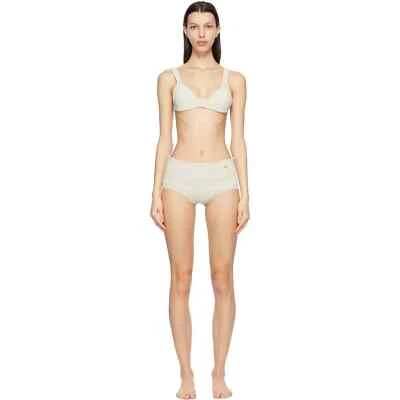 Bikini de ganchillo de algodón blanco roto Valentino S UK 8 Foto 1 de 4