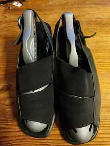"Gabor Sport" Sandalette Gr. 41, 7 Schwarz, Leder Stretch - Bild 1 von 6