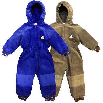 Isolierter wattierter Kinder Schneeanzug Winter warm Mädchen Jungen Baby All-in-One 6-24M UK - Bild 1 von 3
