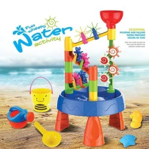 Kinder Sand Wasser Spieltisch Kinderspaß Outdoor Strand Sandkasten Spielzeug - Bild 1 von 4