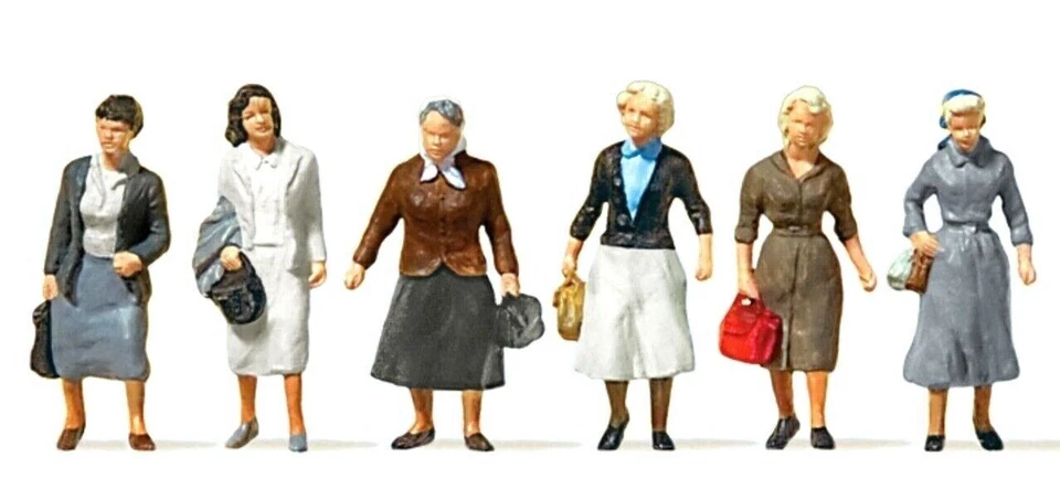 PREISER 10365 personaggi verso il treno Scala HO. - Immagine 1 di 1