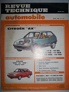 CITROËN AX essence (VOLVO 340 360) - Revue Technique Automobile - Imagen 1 de 1