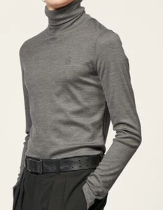 WOW! New Tags Isabel Marant "Smith" Grey virgin wool turtleneck XL $385 - Picture 1 of 2