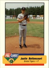 1994 Bristol Tigers Fleer/ProCards #3492 Justin Bettencourt