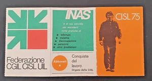 Tessera politica Confederazione Italiana Sindacati Lavoratori 1975 Cisl - Foto 1 di 2