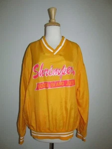 Retro Size M Shrimpers Goose Island Joe's Nylon Windbreaker V-Neck Pullover - Picture 1 of 8
